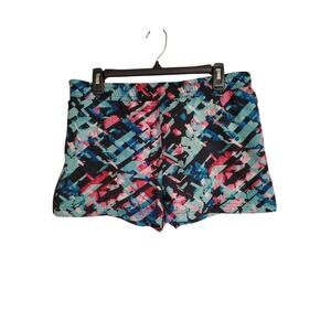 Women's Fabletics "Eloise" Floral Athletic Shorts with Zip Pockets | Size Large